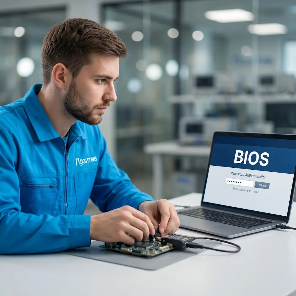Снятие пароля BIOS ноутбука в Старой Купавне