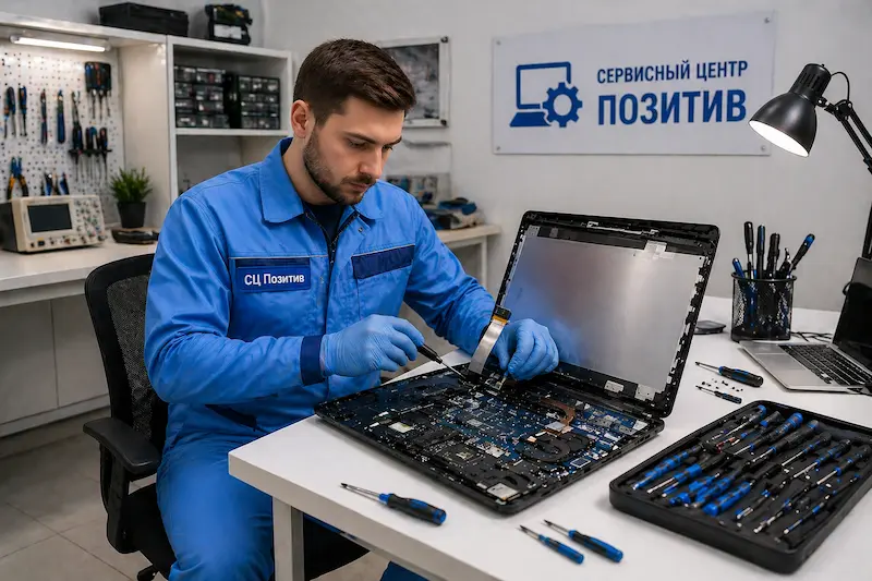 Замена шлейфа матрицы ноутбука в Старой Купавне