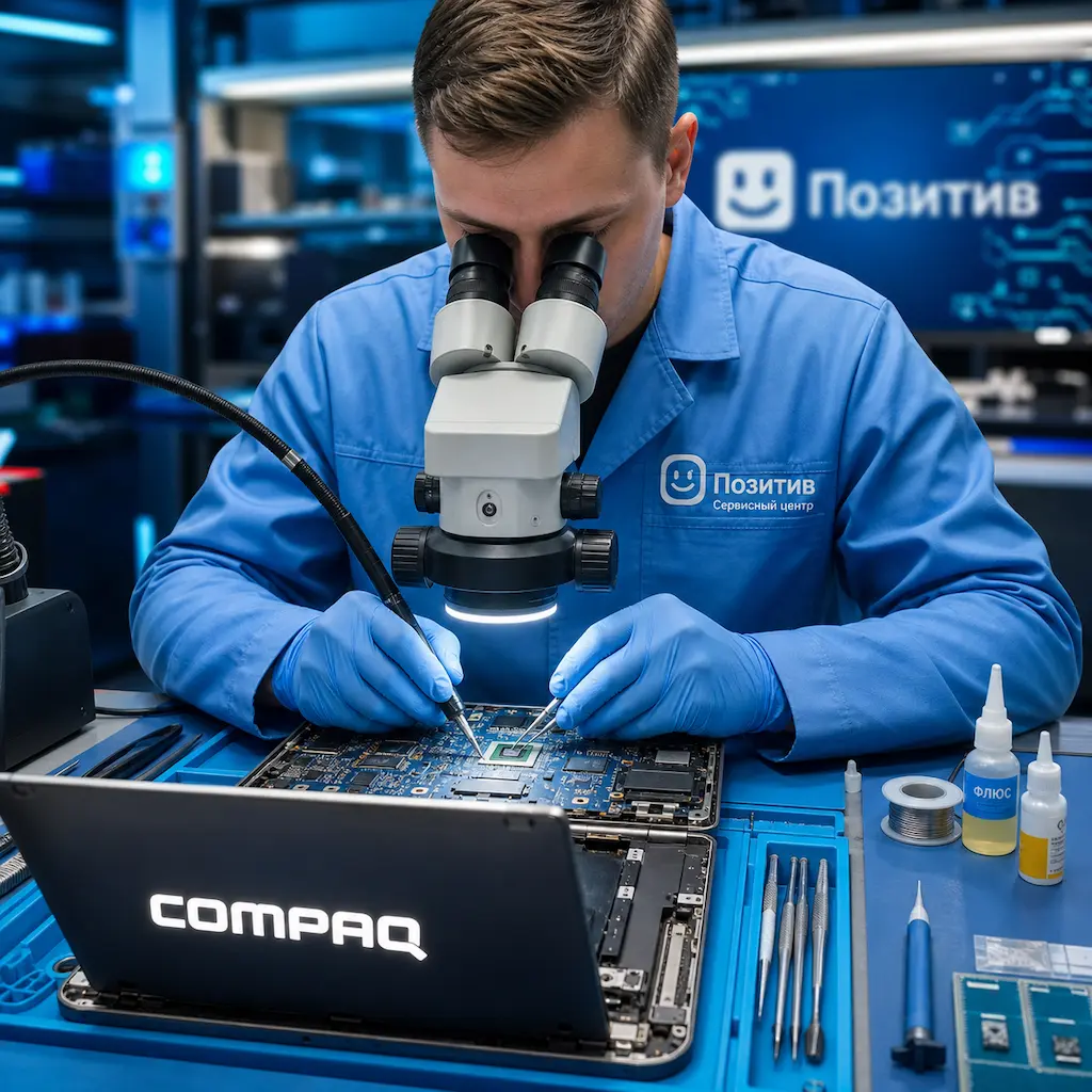 Замена видеокарты ноутбука Compaq в Старой Купавне