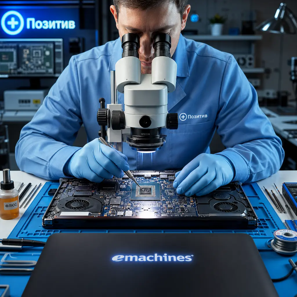 Замена видеокарты ноутбука Emachines в Старой Купавне