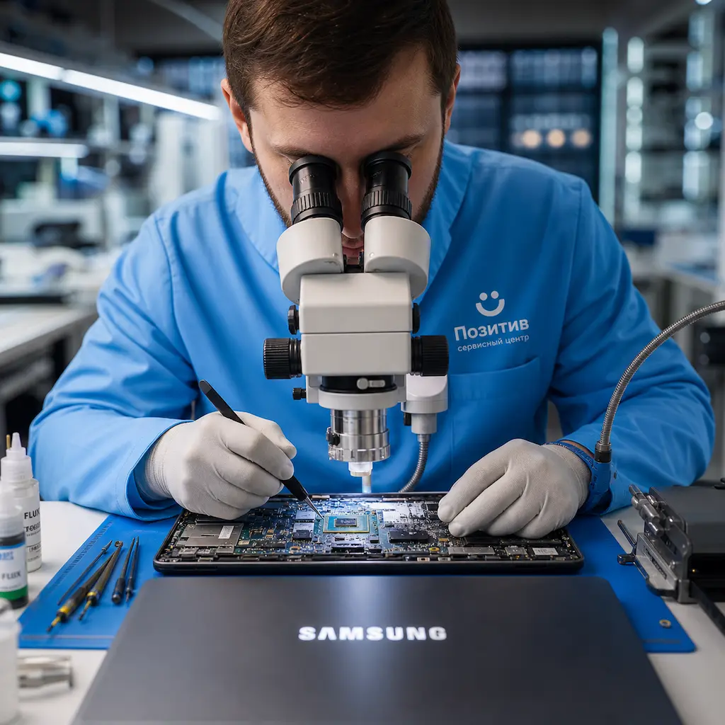 Замена видеокарты ноутбука Samsung в Старой Купавне