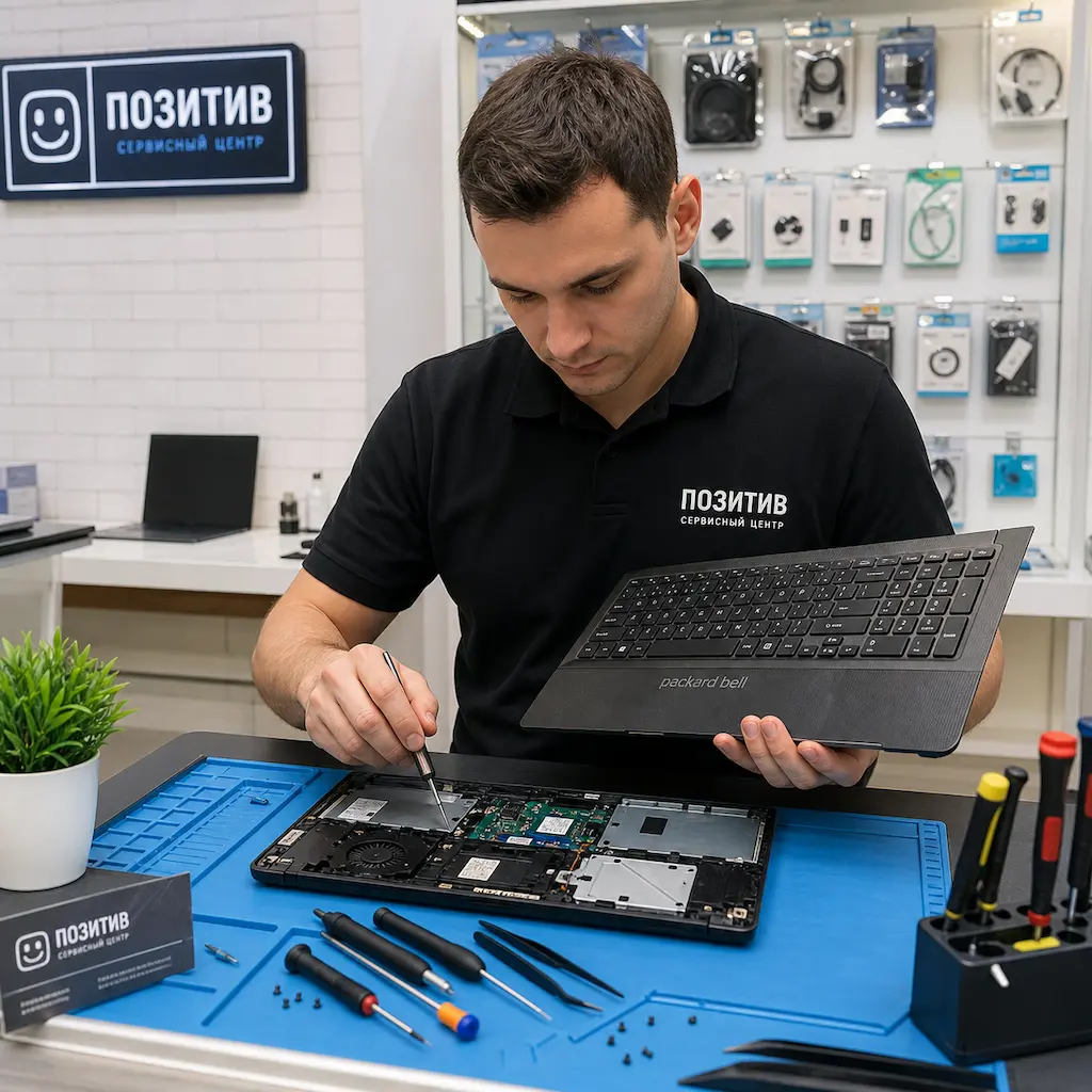 заменить клавиатуру на ноутбуке Packard Bell в Старой Купавне