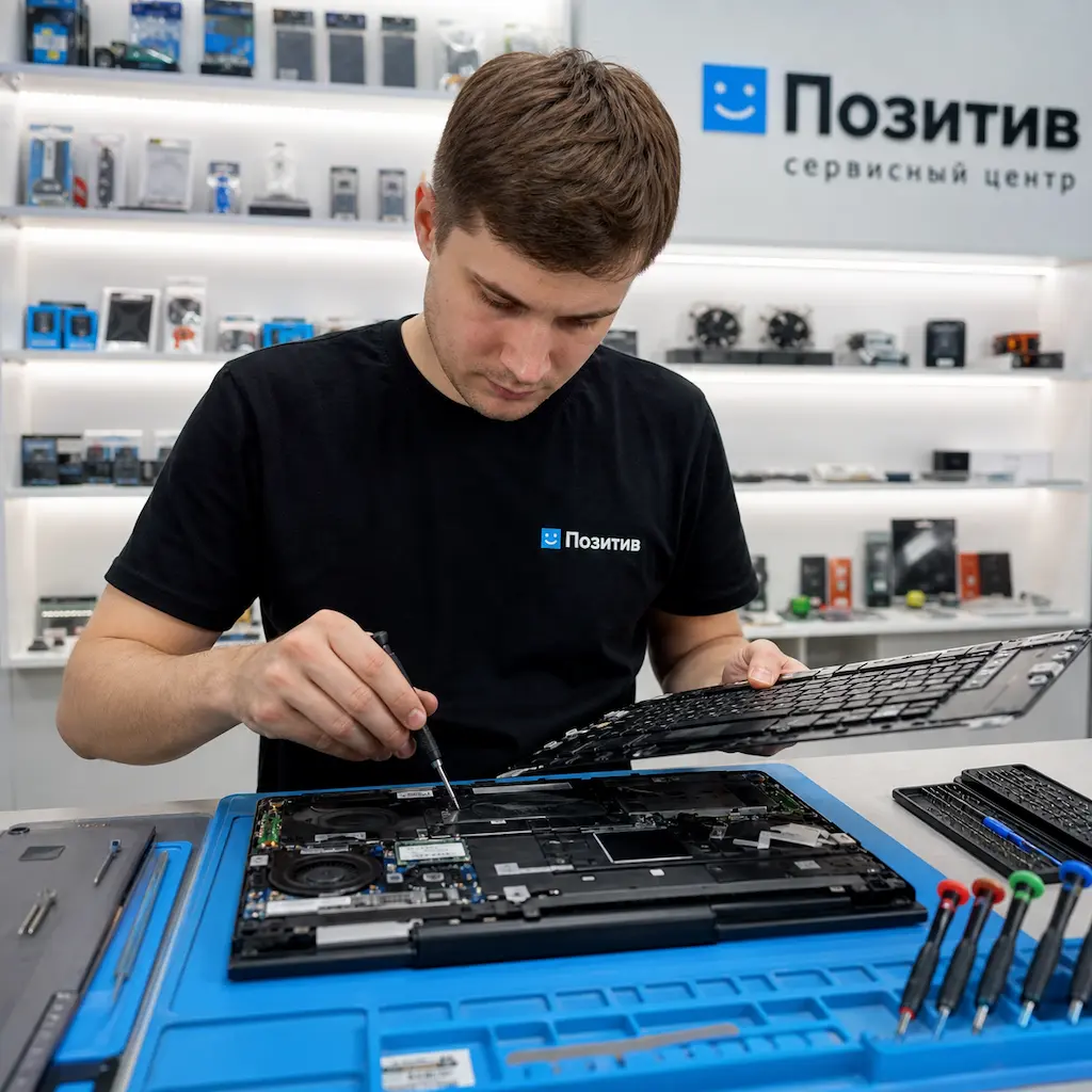 заменить клавиатуру на ноутбуке Samsung в Старой Купавне