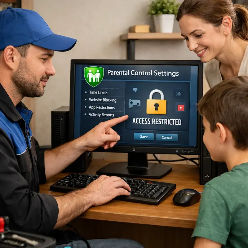 Родительский контроль на компьютере и ноутбуке в Старой Купавне