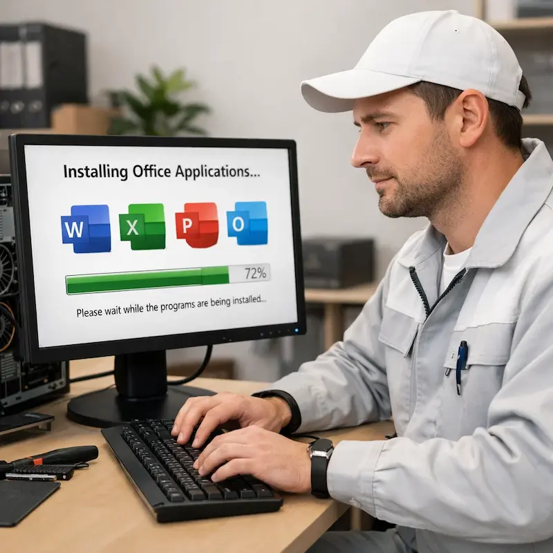 установка офисных программ на компьютер в Старой Купавне