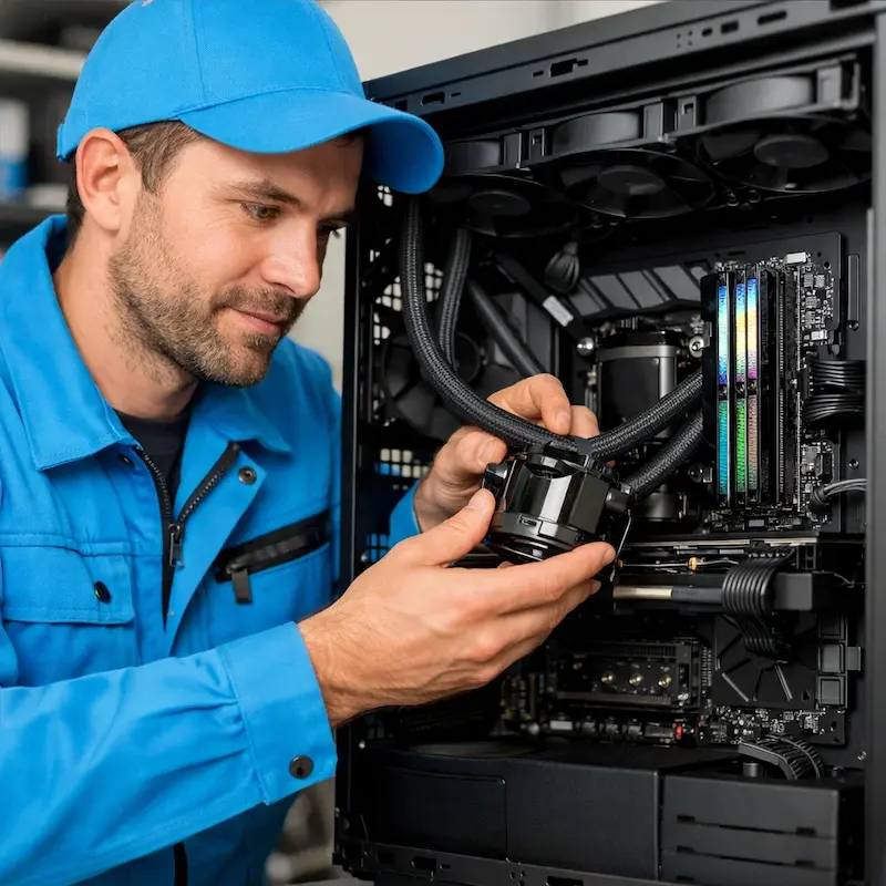 Установка СЖО на ПК в Старой Купавне