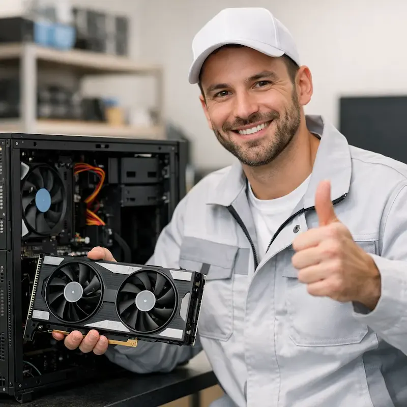 установка видеокарты на ПК в Старой Купавне