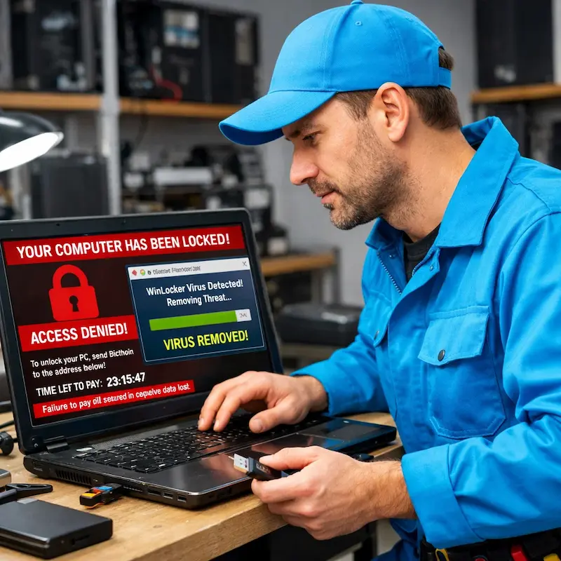 Поможем разблокировать компьютер и ноутбук в Старой Купавне